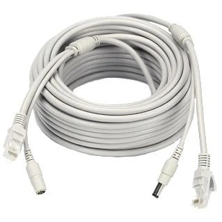 Патчкорд комбинированный RJ-45 + DC 15м