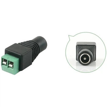 Разъем DC-F (D 5,5x2,1мм) с клеммами под кабель