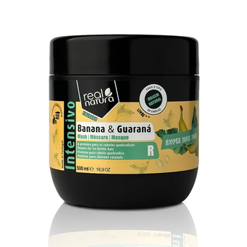 Маска для волосся "Banana & Guarana" Real Natura Super Hair Food 500 мл