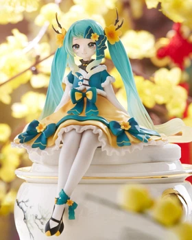 Коллекционная аниме-фигурка Furyu Miku Hatsune Chinese New Year 2025 / Мику Хацуне "Китайский Новый Год 2025", 14 см