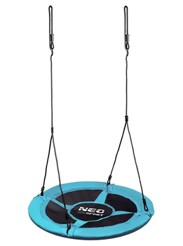 Качели гнездо 95 см для детей до 150 кг бирюзовые Neo-Sport HE0443
