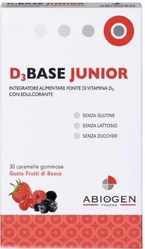 Дієтична добавка Abiogen Pharma D3 Gummy Лісові ягоди 30 пастилок (8056515860372)