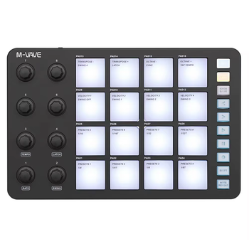 Бездротовий MIDI-контроллер M-VAVE SMC-PAD black