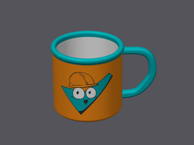 Кружка FICSIT Из Игры Satisfactory FICSIT Coffee Mug 12 См 3Д Печать