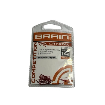 Крючок Brain Crystal B2011 #14 (20 шт/уп) к:red,1858.80.29