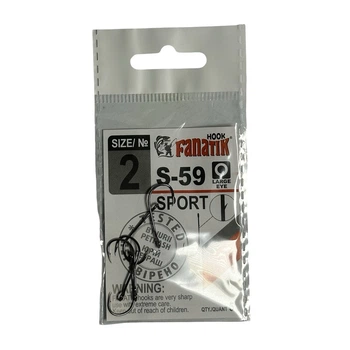 Гачок FANATIK SPORT S-59 №2 5шт.,S-59-2