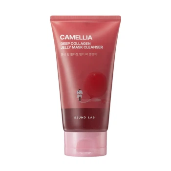 Очищальний гель-маска з екстрактом камелії та колагеном Round Lab Camellia Deep Collagen Jelly Mask Cleanser150 мл