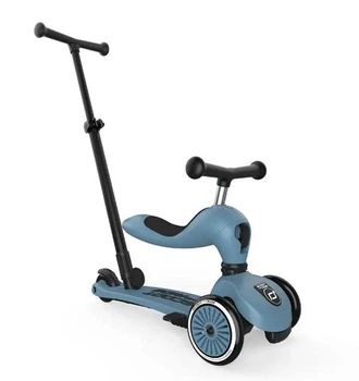 Самокат триколісний Scoot and Ride Highwaykick-1 Push and Go, Steel