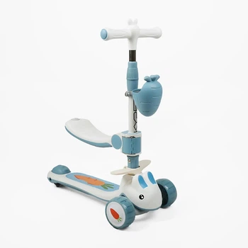 Самокат 2в1 з сидінням Best Scooter Skyper T, Blue 9892/40