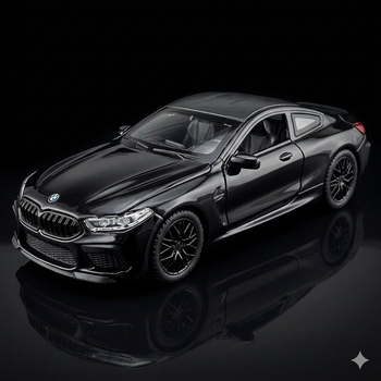 Колекційна машинка BMW M8 Coupe Масштабна модель 1:32 Чорний
