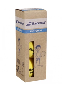 Мячи теннисные замедленные для детей Babolat Soft Foam X3