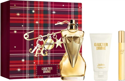 Zestaw damski Jean Paul Gaultier Divine Woda perfumowana 100 ml + Miniaturka Woda perfumowana 10 ml + Balsam do ciała 75 ml (8435415112987)