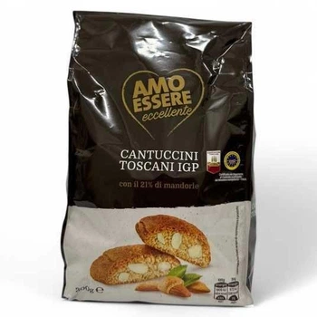 Печиво Кантучіні Amo Essere Cantuccini Toscani IGP 300 г