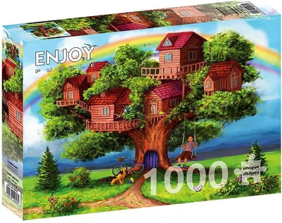 Пазл Enjoy Будиночки на дереві 1000 елементів 112440 (5949194020539)