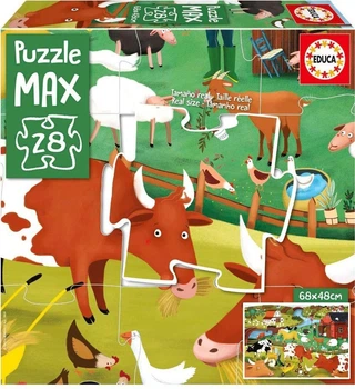 Puzzle Educa XL Farma 28 elementów 112764 (8412668199552)