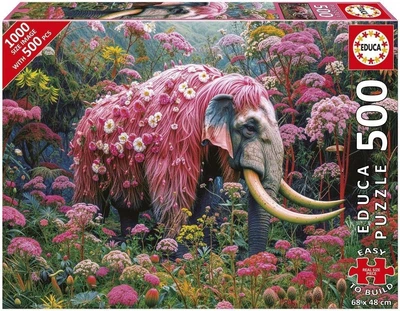 Puzzle Educa Kwiatowy słoń 500 elementów 113447 (8412668202283)