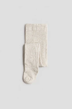 Колготки из хлопка H&M 493103066c66 62-68см бежевые (100013050)