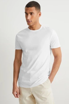 Футболка из хлопка C&A 2190863c62 XXL белая (100011133)