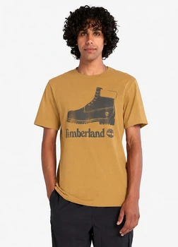 Футболка из хлопка Timberland tb0a28uv L коричневая (100012021)
