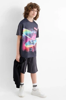 Спортивный костюм (шорты, футболка) C&A 2235323c63 176см Разноцветный (100011767)