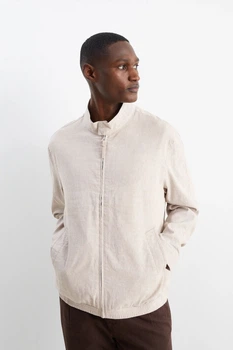 Бомбер из льна C&A 2211924c63 XXL бежевый (100011288)