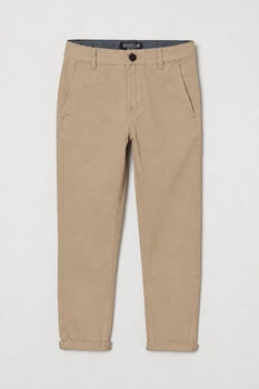 Штани чино slim fit H&M 689011001c66 158см бежеві (100013082)