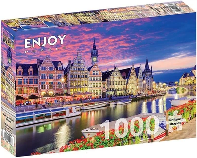 Пазл Enjoy Гандава Бельгія 1000 елементів 112484 (5949194020973)