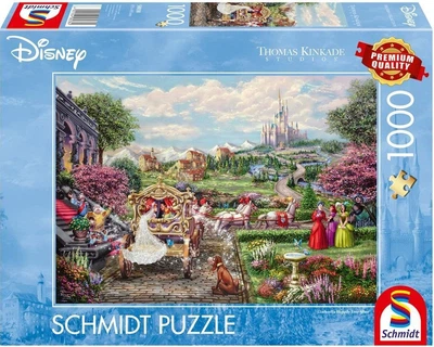 Пазл Schmidt PQ Thomas Kinkade Золушка Disney 1000 элементов 112964 (4001504580384)