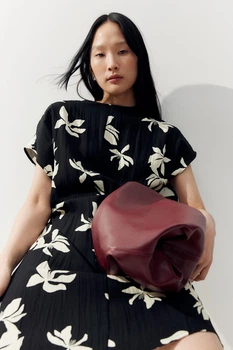 Платье из вискозы H&M 1219998003c63 L комбинированное (100011598)