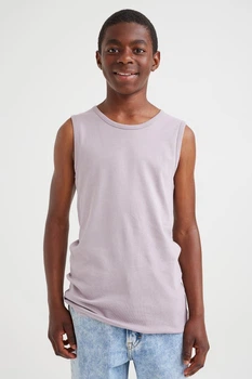 Майка з бавовни H&M 752652001c66 158-164см лілова (100013076)