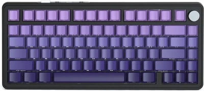 Клавиатура Attack Shark X85 purple Беспроводная Игровая Механическая. 2.4G/Bluetooth/Кабель. Батарея 5000mAh. 75%