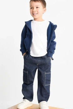 Джинси Loose fit C&A 2228321c63 104см темно-сині (100011758)