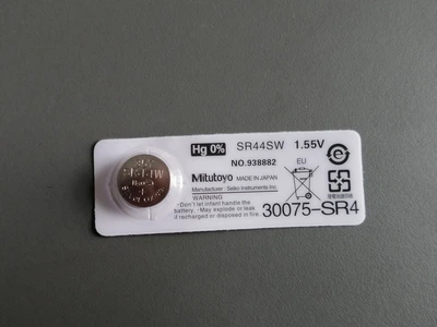 Батарейка SR44SW Mitutoyo срібно-оксидна 1.55V Японія