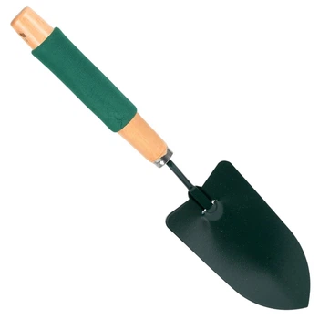 Лопатка садова Stenson R36916 довжина 38 см Зелений з бежевим