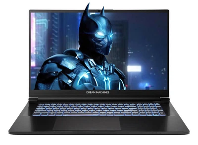 Ноутбук Dream Machines RG5070-17 17.3FHD IPS, Intel i9-14900HX, 32GB, F1TB, NVD5070-8, DOS, черный