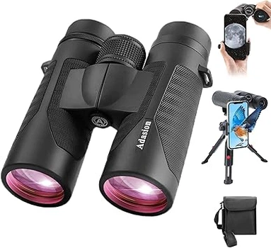 Бинокль Adasion 12x42 с адаптером для телефона и сложным штативом для обзора