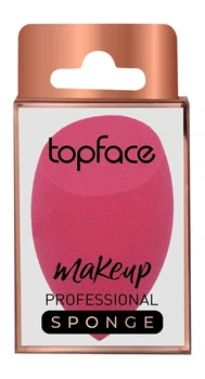 Спонж для макияжа малиновый TopFace