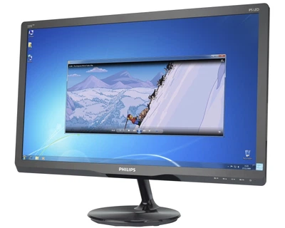 Монитор 23" LED IPS, Philips 237E4Q, 1920 x 1080, 5 мс, 16:9, VGA, HDMI, 237E4QHSD Б/У