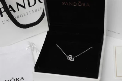 Pandora підвіска з переплетенними кільцями + пакування у подарунок
