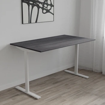 Стіл письмовий Space Ferrum-decor 750x1000x600 Білий метал ДСП Каштан Арвадонна 16 мм (SPACE021)