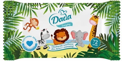 Влажные салфетки для детей Dada Everyday 72 шт.