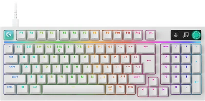 Klawiatura bezprzewodowa Logitech G316 X 98 RGB USB White (920-014231)