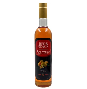 Сироп Red and Black ванільна груша 0,7л 900г (770011420)