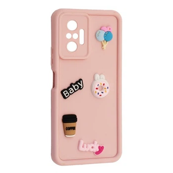 Чохол Happy для Xiaomi Redmi Note 10 Pro Light pink