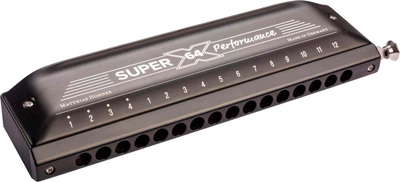 Губна гармошка Hohner Performance Super 64X M758601 C-major Black (R126026)