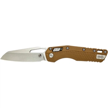 Нож Microtech MSI Single Edge Stonewash Tri-Grip Polymer Dark Earth