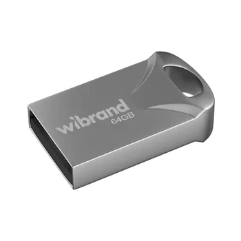 USB Flash 64GB Wibrand Hawk Silver USB 2.0