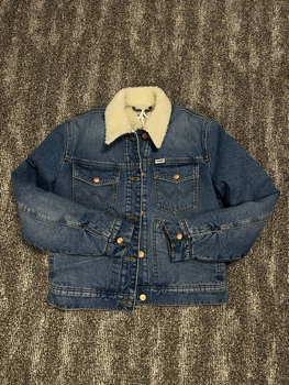 Шерпа джинсова жіноча Wrangler heritage sherpa jacket first love S