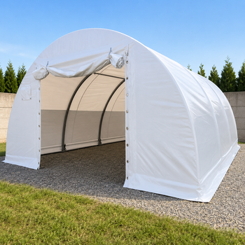 Арочный мини-ангар ПВХ 6×6×3 м 650 г/м² под склад, гараж, мастерскую