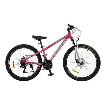 Велосипед горный 26" Corso Phantom AM DD рама 13" на рост 130-155 см розовый (PH-26932)